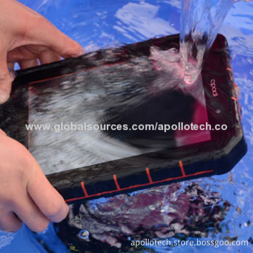 Rugged Waterproof Tablet PCs with IP68 Level, 12,000mAh Rechargeable Battery and NFC Optional